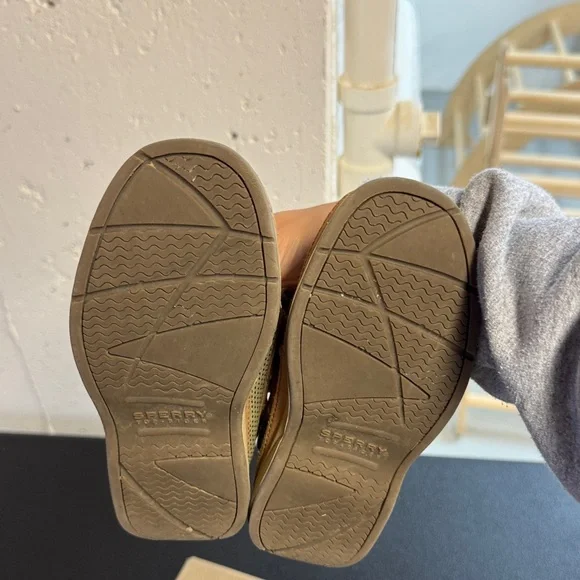 Sperry Kids Brown Moccasins - Picture 5 of 6
